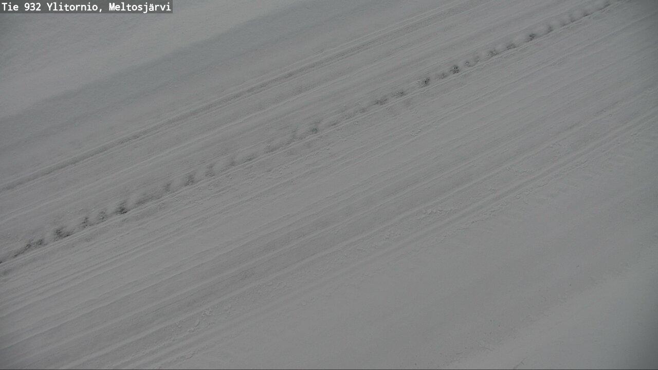 Weather Camera Image Road 932 Ylitornio, Meltosjärv, Ylitornio, Lappi