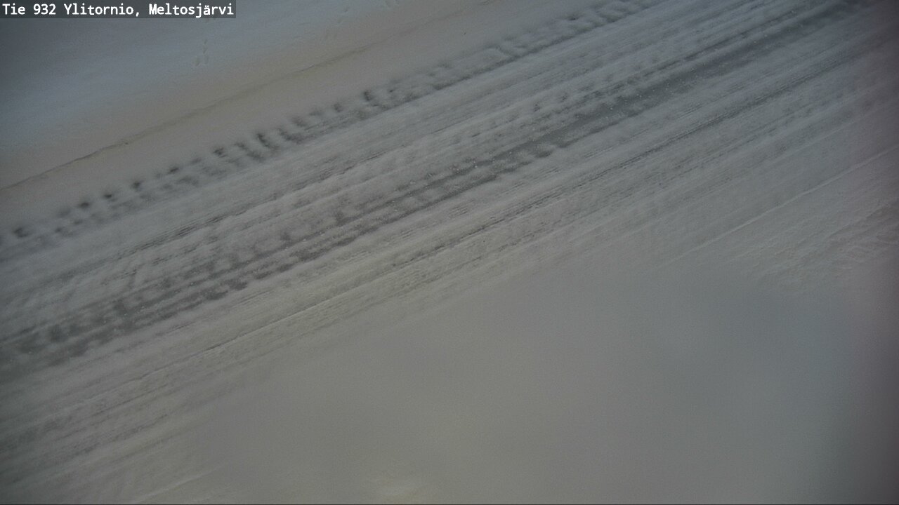 Weather Camera Image Väg 932 Övertorneå, Meltosjä, Ylitornio, Lappi