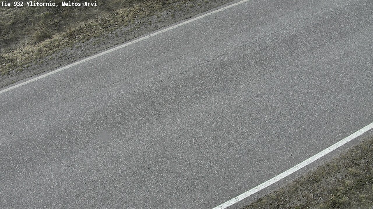 Weather Camera Image Väg 932 Övertorneå, Meltosjä, Ylitornio, Lappi