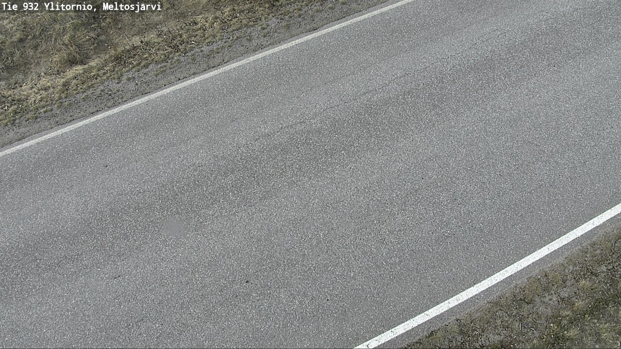 Weather Camera Image Väg 932 Övertorneå, Meltosjä, Ylitornio, Lappi