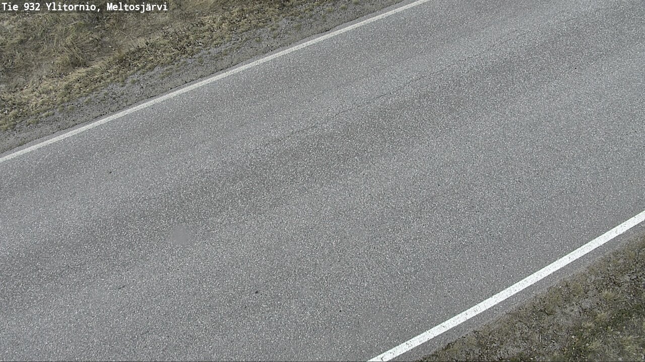 Weather Camera Image Väg 932 Övertorneå, Meltosjä, Ylitornio, Lappi