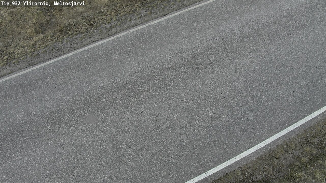 Weather Camera Image Väg 932 Övertorneå, Meltosjä, Ylitornio, Lappi