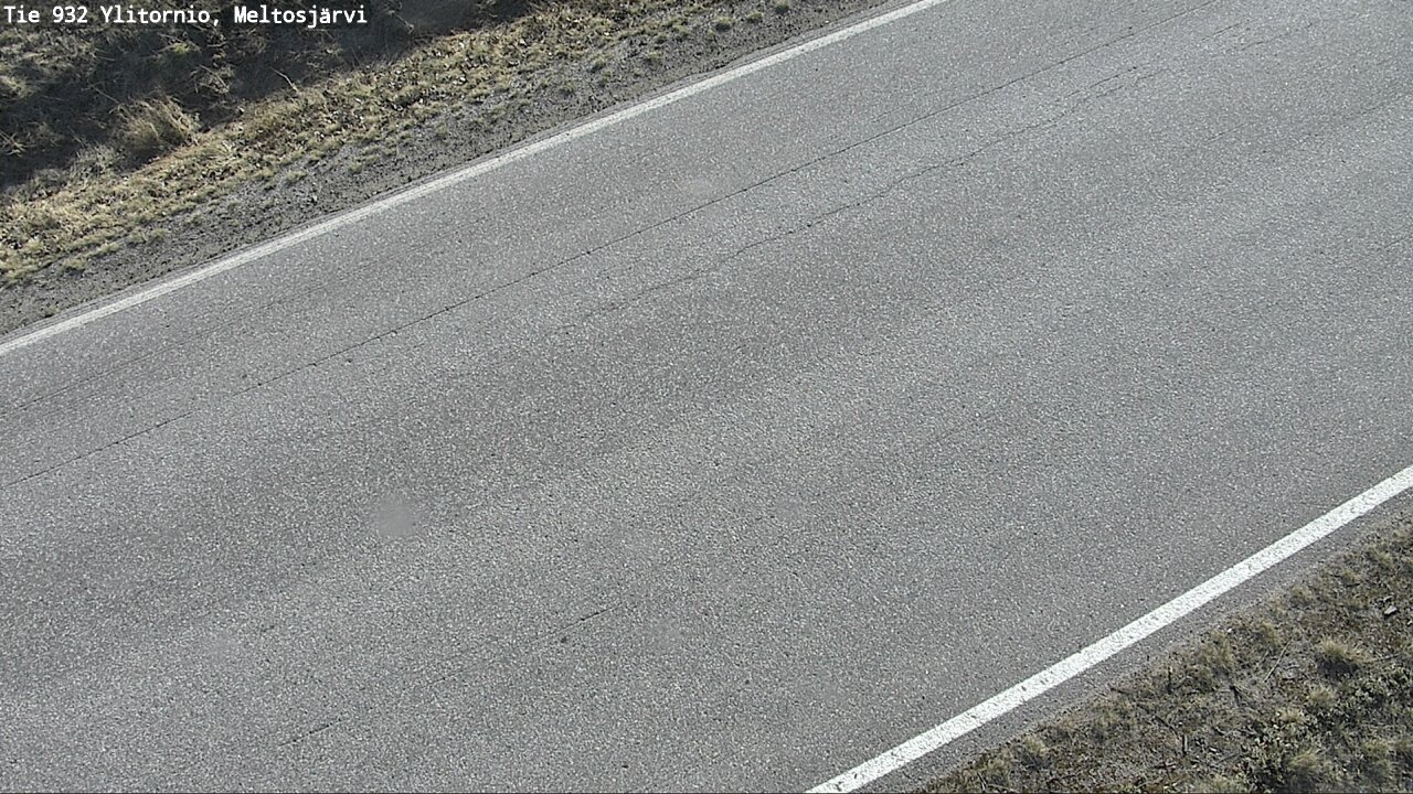 Weather Camera Image Väg 932 Övertorneå, Meltosjä, Ylitornio, Lappi