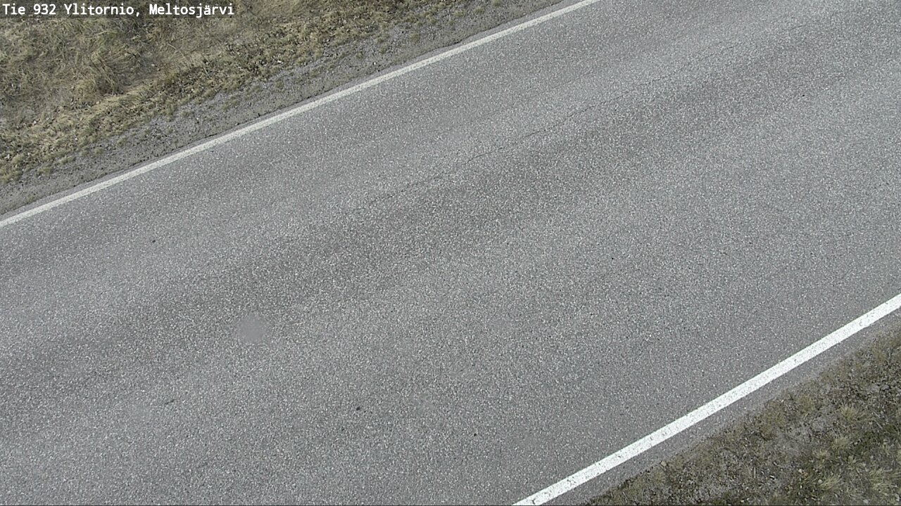 Weather Camera Image Väg 932 Övertorneå, Meltosjä, Ylitornio, Lappi