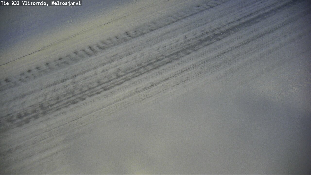Weather Camera Image Väg 932 Övertorneå, Meltosjä, Ylitornio, Lappi