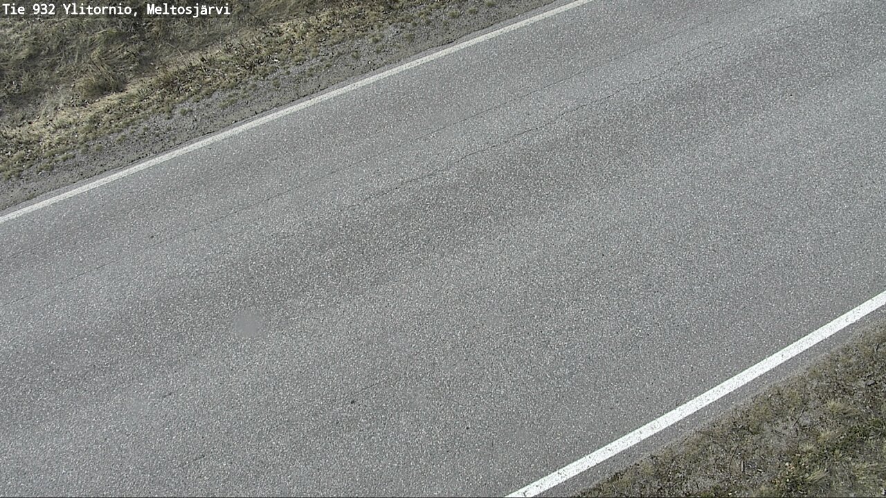 Weather Camera Image Väg 932 Övertorneå, Meltosjä, Ylitornio, Lappi