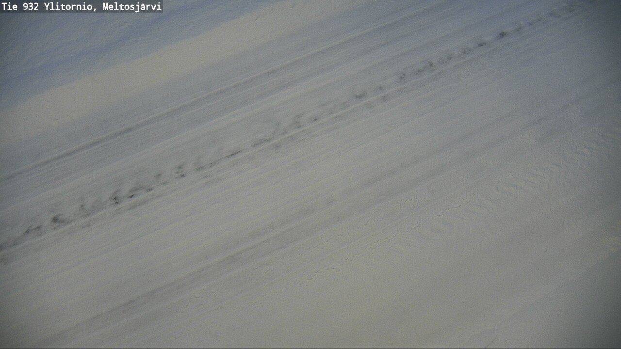 Weather Camera Image Väg 932 Övertorneå, Meltosjä, Ylitornio, Lappi