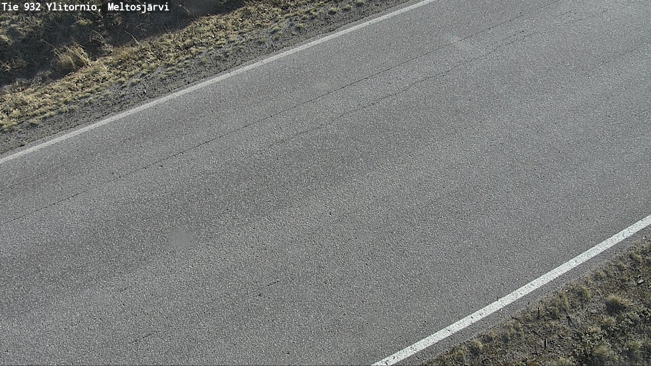 Weather Camera Image Väg 932 Övertorneå, Meltosjä, Ylitornio, Lappi