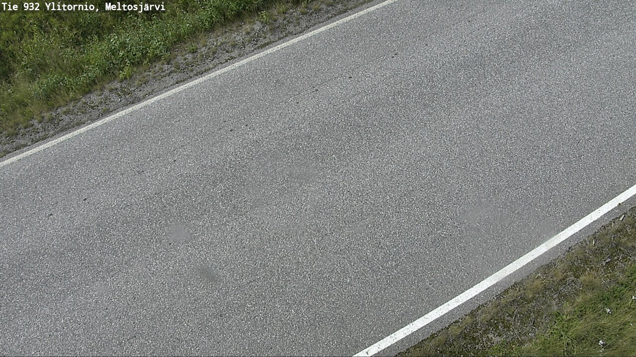 Weather Camera Image Väg 932 Övertorneå, Meltosjä, Ylitornio, Lappi