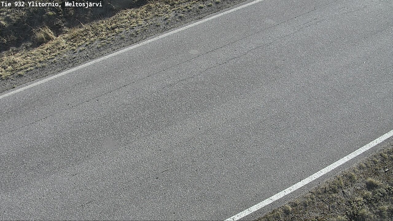 Weather Camera Image Väg 932 Övertorneå, Meltosjä, Ylitornio, Lappi