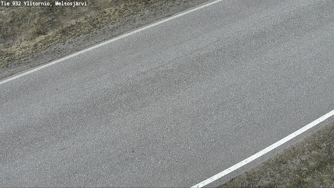 Weather Camera Image Väg 932 Övertorneå, Meltosjä, Ylitornio, Lappi