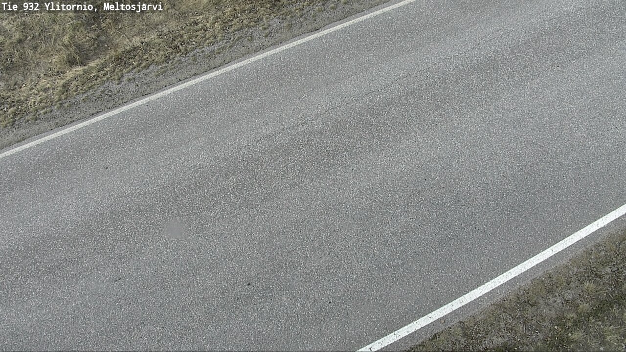 Weather Camera Image Väg 932 Övertorneå, Meltosjä, Ylitornio, Lappi
