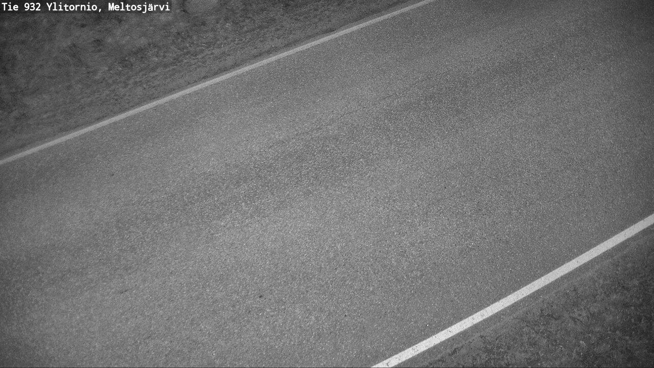Weather Camera Image Väg 932 Övertorneå, Meltosjä, Ylitornio, Lappi