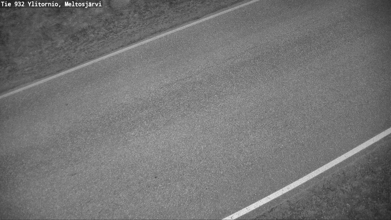 Weather Camera Image Väg 932 Övertorneå, Meltosjä, Ylitornio, Lappi