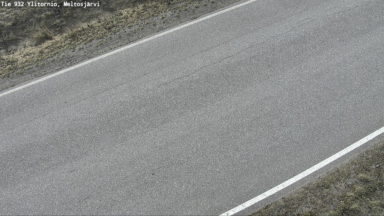 Weather Camera Image Väg 932 Övertorneå, Meltosjä, Ylitornio, Lappi