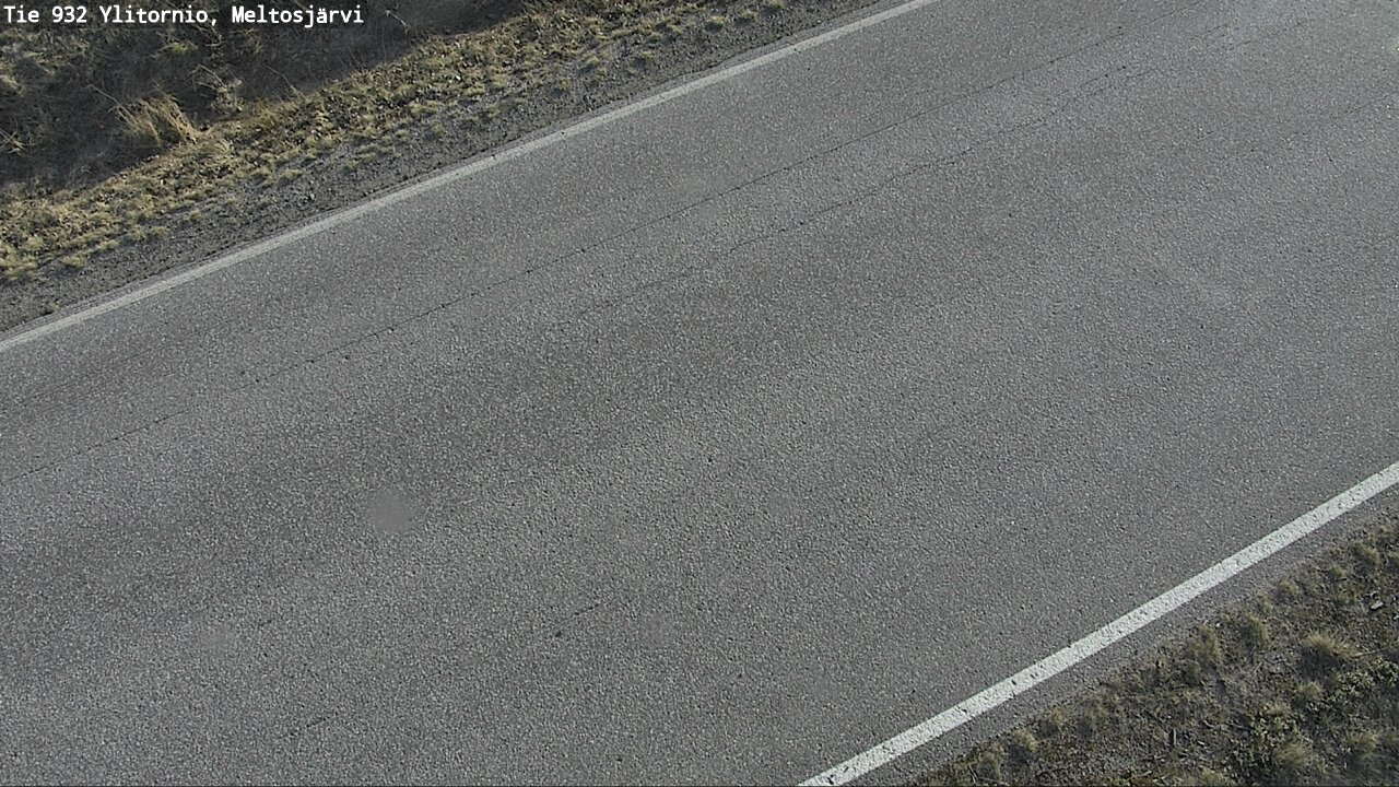 Weather Camera Image Väg 932 Övertorneå, Meltosjä, Ylitornio, Lappi