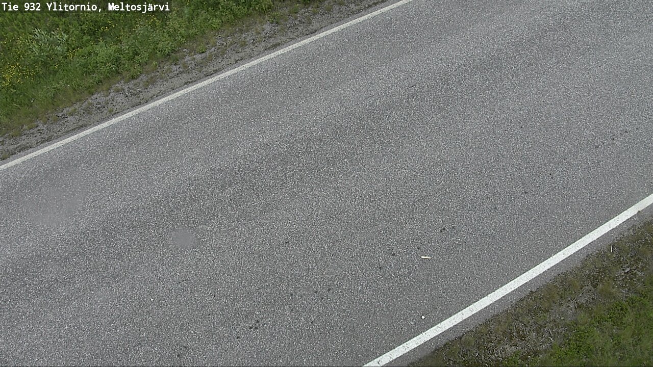 Weather Camera Image Road 932 Ylitornio, Meltosjärv, Ylitornio, Lappi