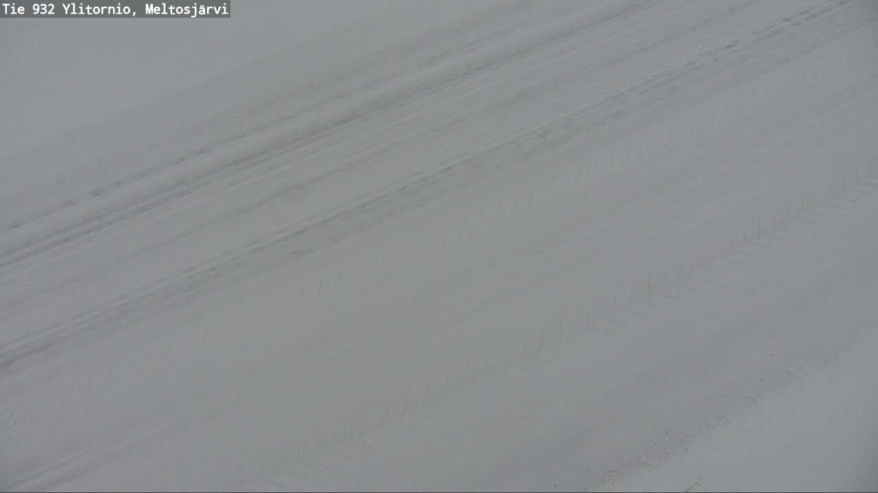 Weather Camera Image Road 932 Ylitornio, Meltosjärv, Ylitornio, Lappi