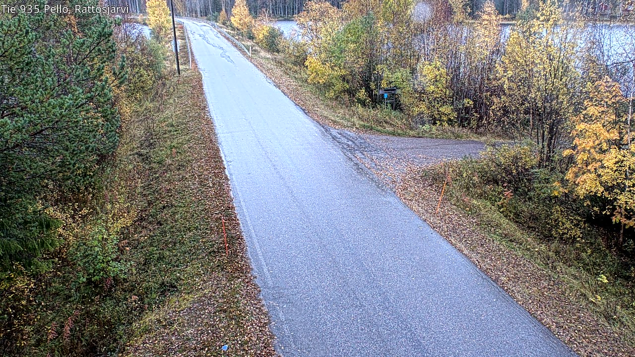 Kelikamerat Kuva Tie 935 Rattosjärvi, Pello, Lappi