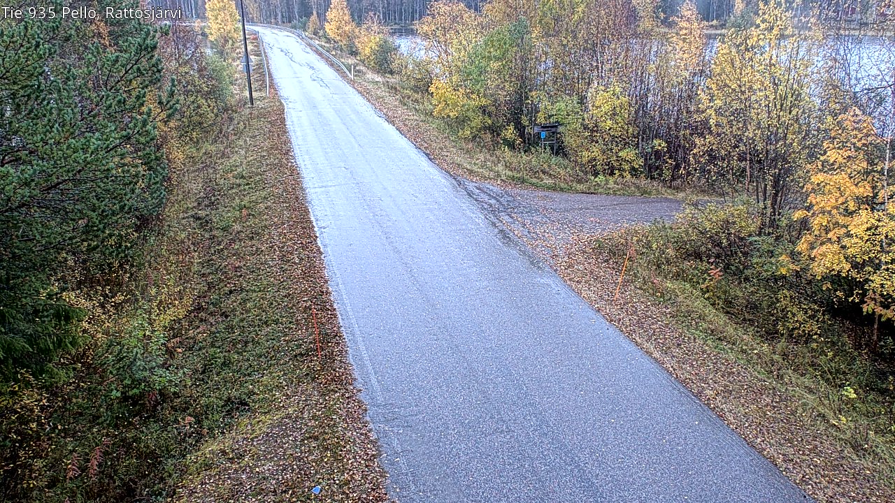 Kelikamerat Kuva Tie 935 Rattosjärvi, Pello, Lappi