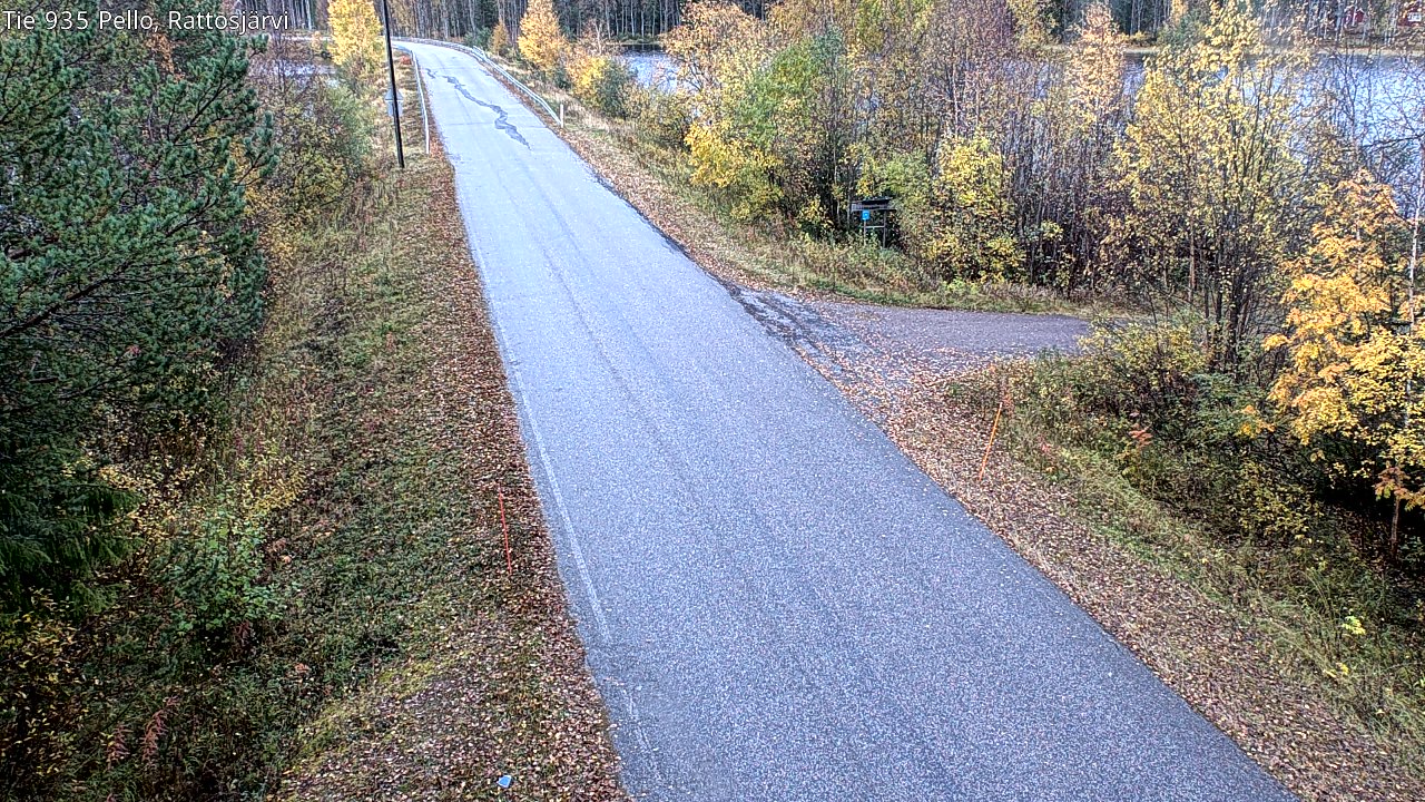 Kelikamerat Kuva Tie 935 Rattosjärvi, Pello, Lappi