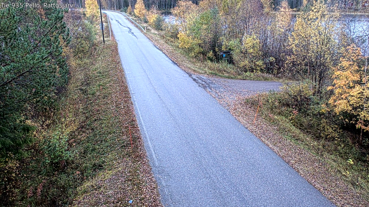 Kelikamerat Kuva Tie 935 Rattosjärvi, Pello, Lappi