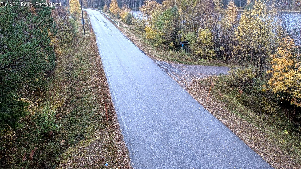 Kelikamerat Kuva Tie 935 Rattosjärvi, Pello, Lappi