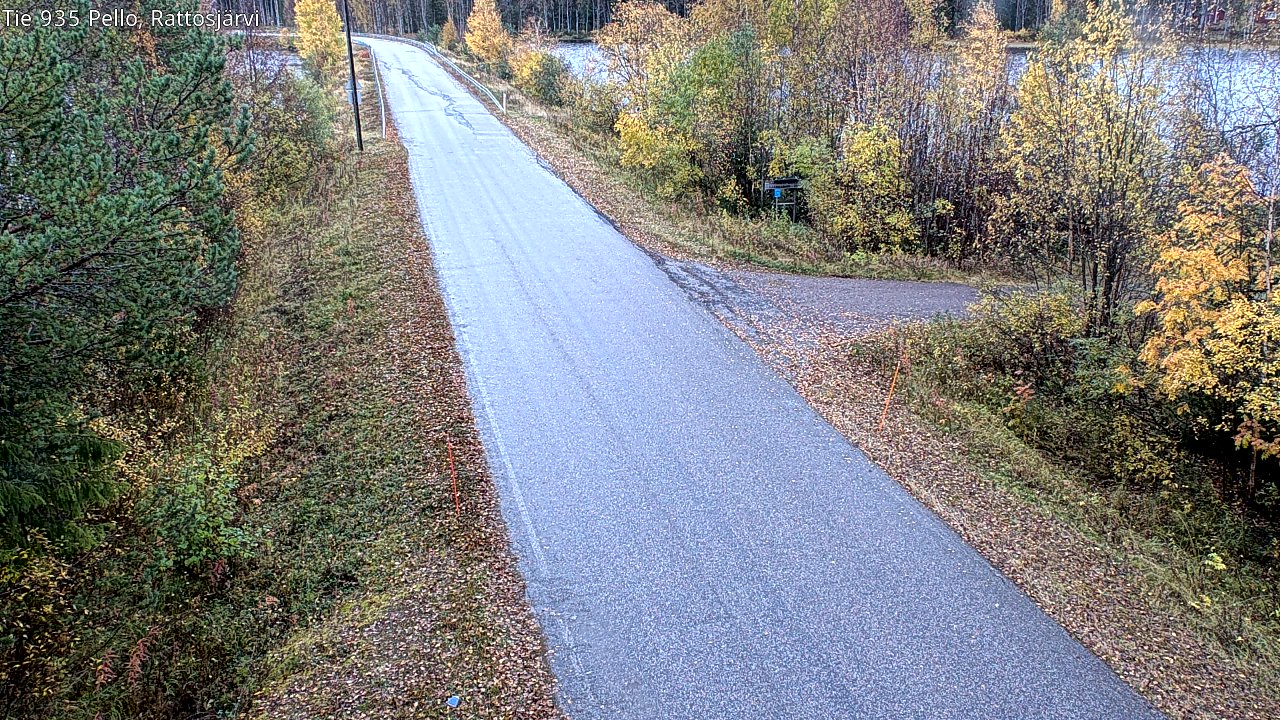 Kelikamerat Kuva Tie 935 Rattosjärvi, Pello, Lappi
