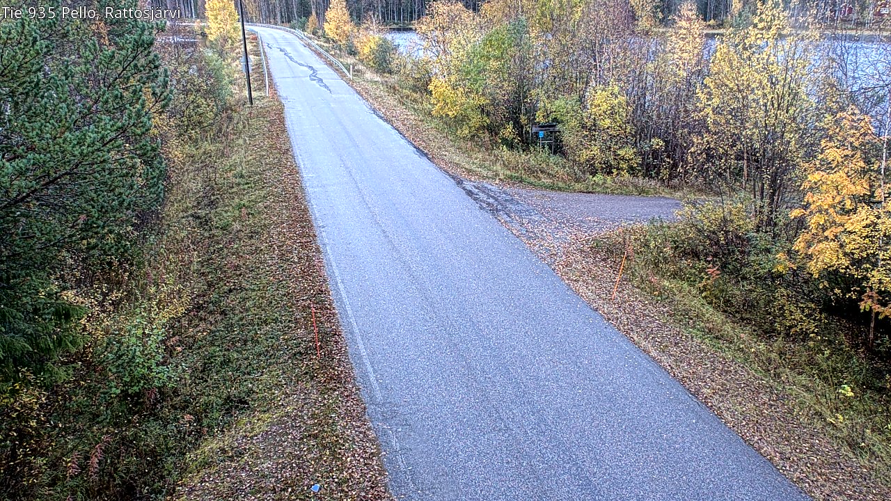 Kelikamerat Kuva Tie 935 Rattosjärvi, Pello, Lappi