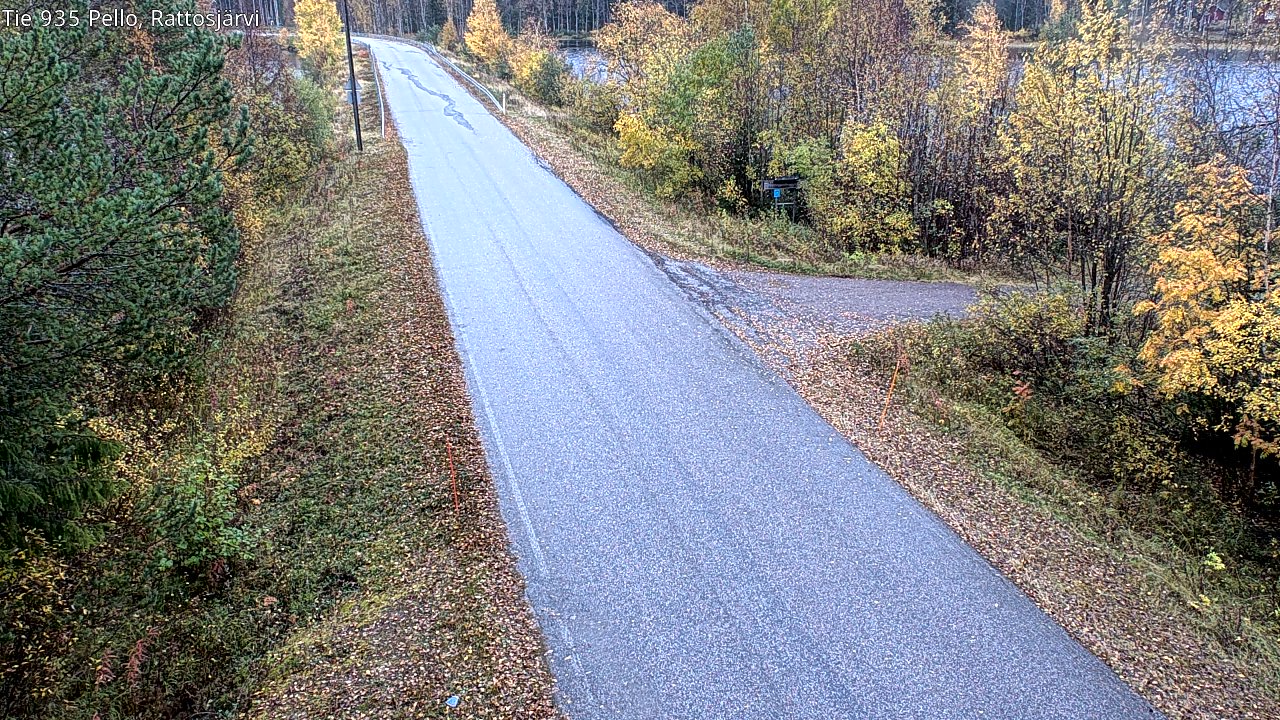 Kelikamerat Kuva Tie 935 Rattosjärvi, Pello, Lappi