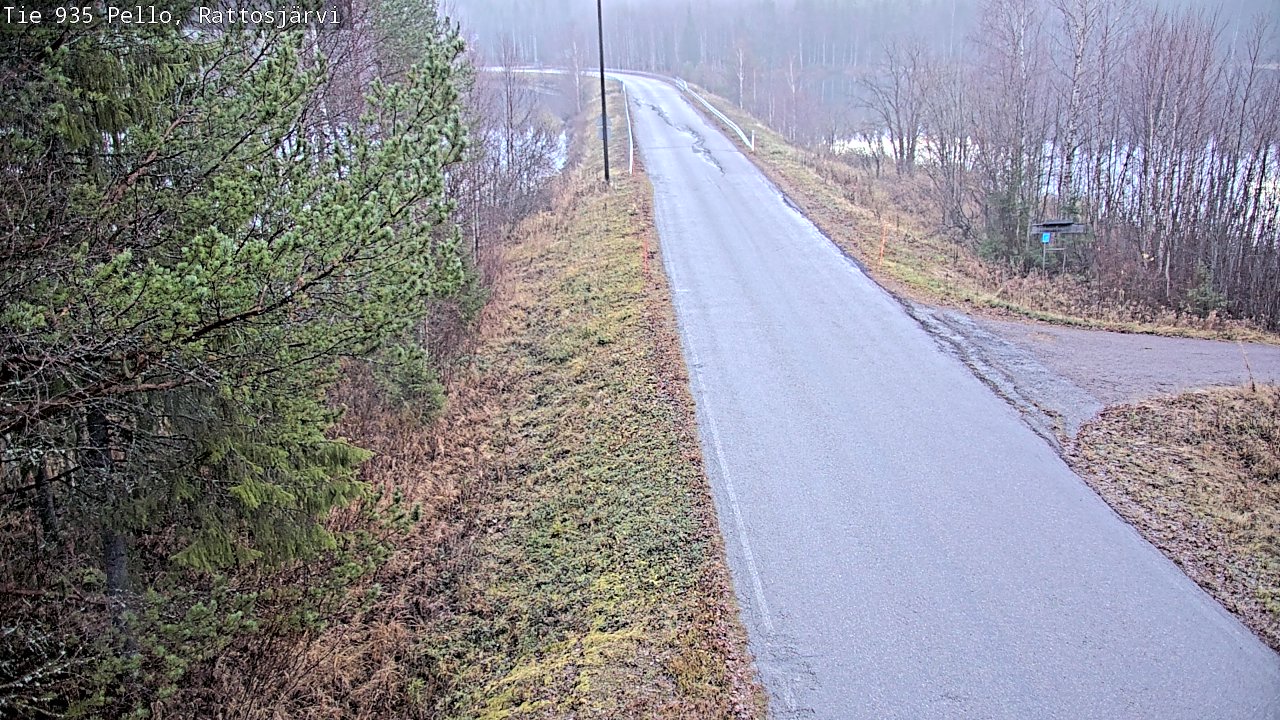 Kelikamerat Kuva Tie 935 Rattosjärvi, Pello, Lappi
