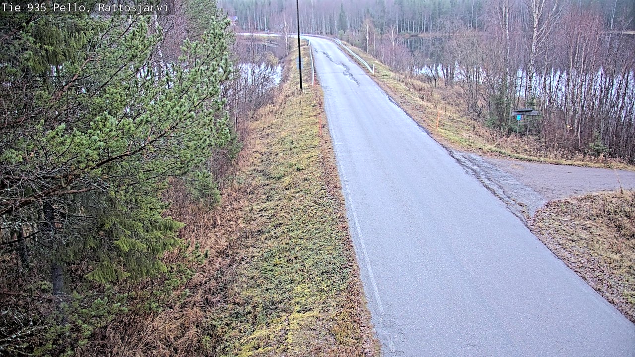 Kelikamerat Kuva Tie 935 Rattosjärvi, Pello, Lappi