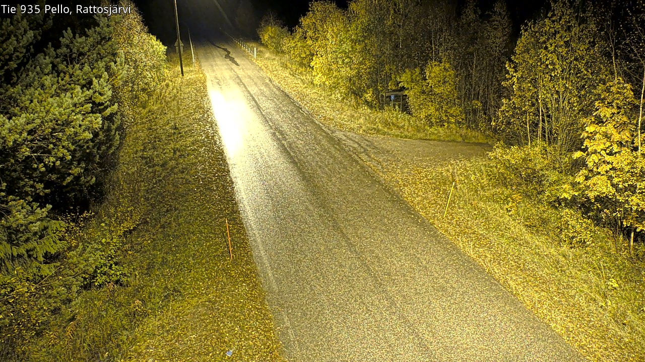 Kelikamerat Kuva Tie 935 Rattosjärvi, Pello, Lappi