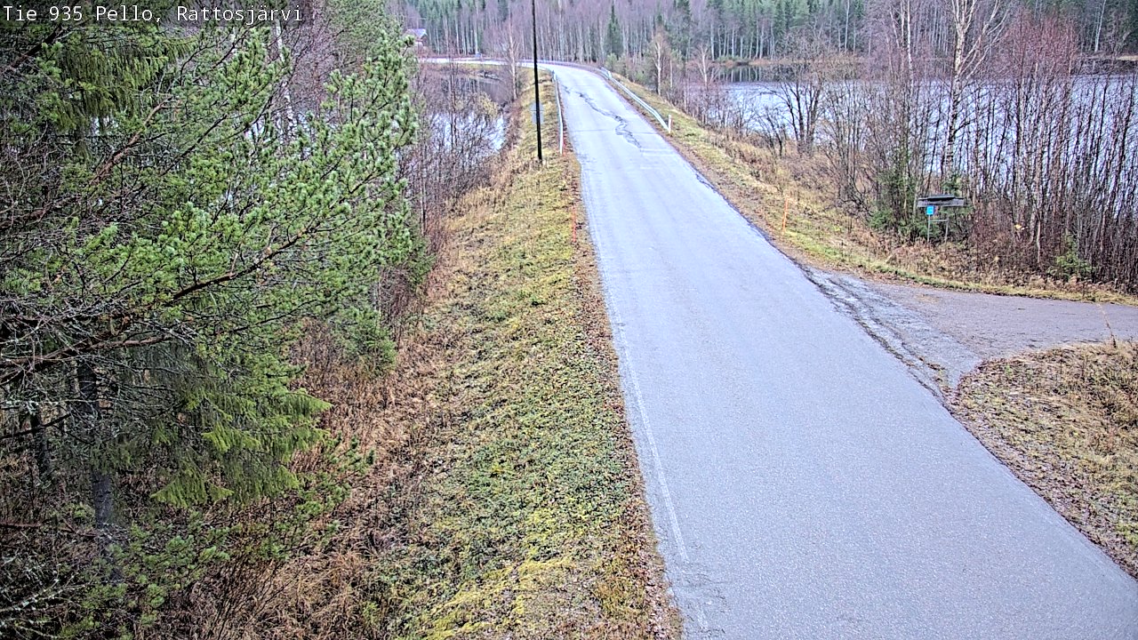Kelikamerat Kuva Tie 935 Rattosjärvi, Pello, Lappi