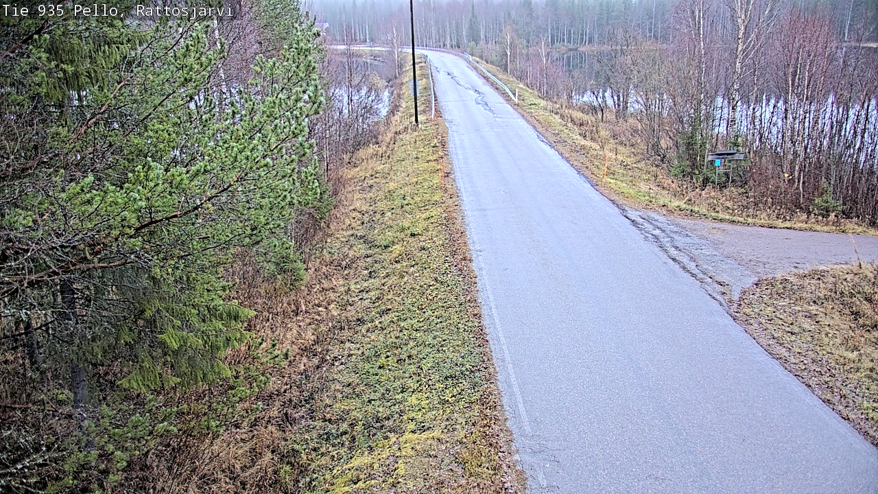 Kelikamerat Kuva Tie 935 Rattosjärvi, Pello, Lappi