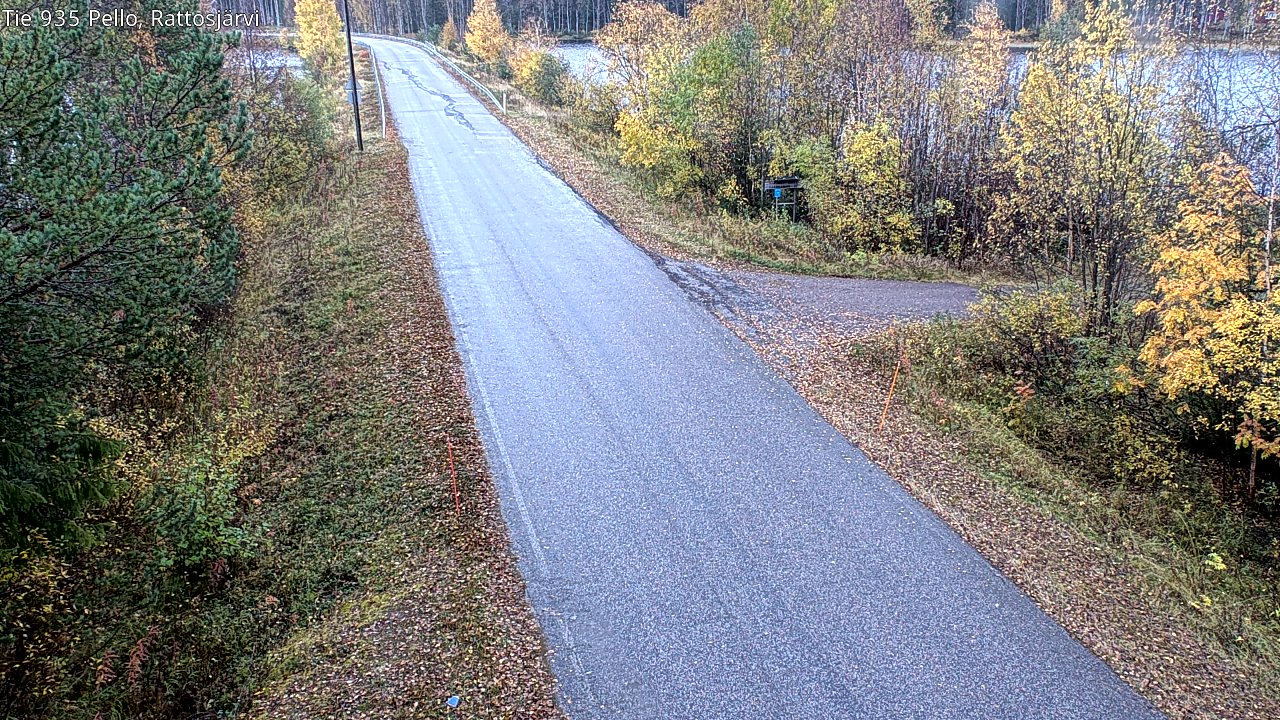Kelikamerat Kuva Tie 935 Rattosjärvi, Pello, Lappi