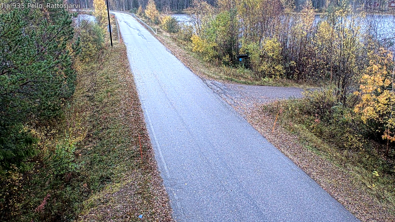 Weather Camera Image Road 935 Rattosjärvi, Pello, Lappi