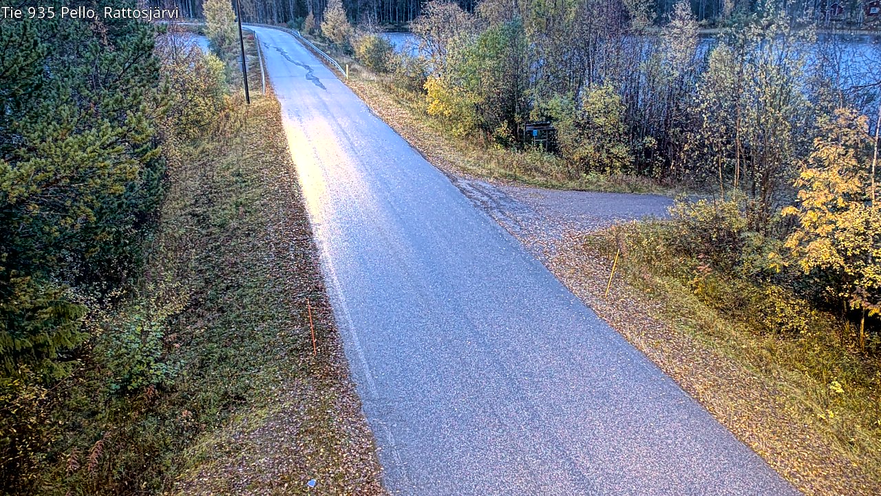 Kelikamerat Kuva Tie 935 Rattosjärvi, Pello, Lappi