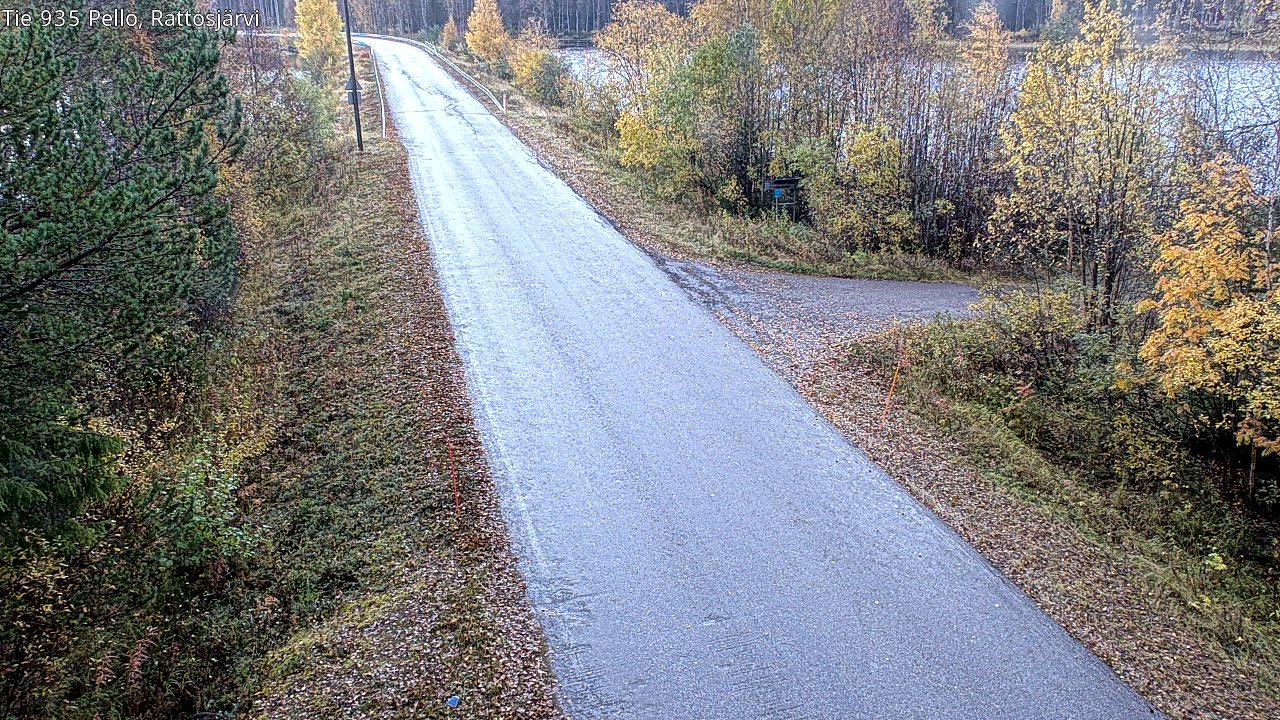 Kelikamerat Kuva Tie 935 Rattosjärvi, Pello, Lappi