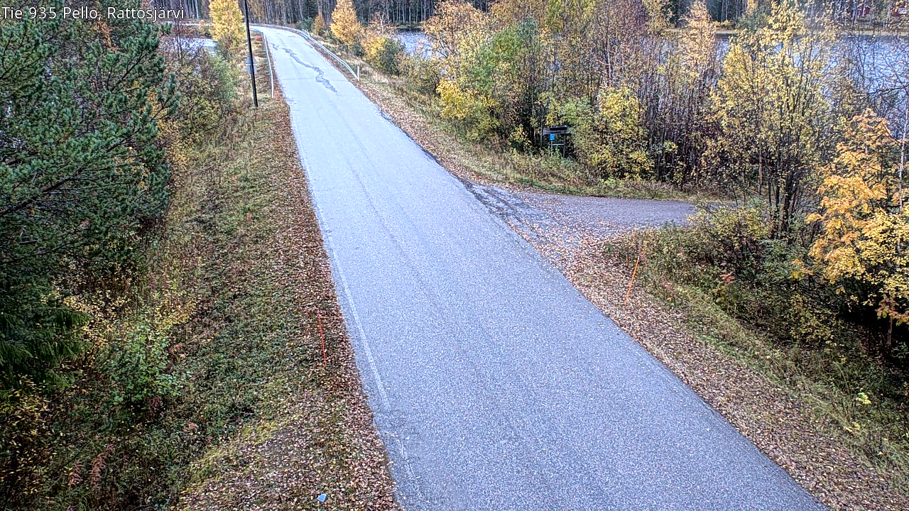 Kelikamerat Kuva Tie 935 Rattosjärvi, Pello, Lappi