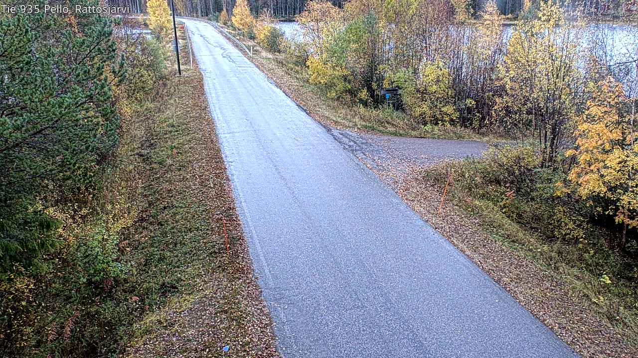 Kelikamerat Kuva Tie 935 Rattosjärvi, Pello, Lappi