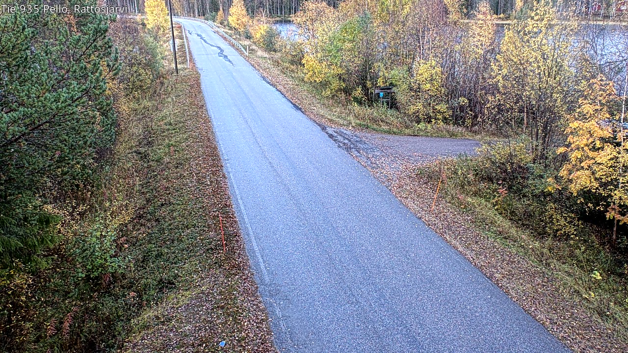Kelikamerat Kuva Tie 935 Rattosjärvi, Pello, Lappi