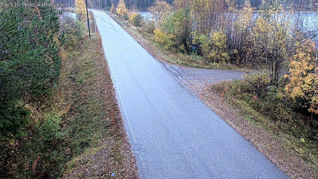 Kelikamerat Kuva Tie 935 Rattosjärvi, Pello, Lappi
