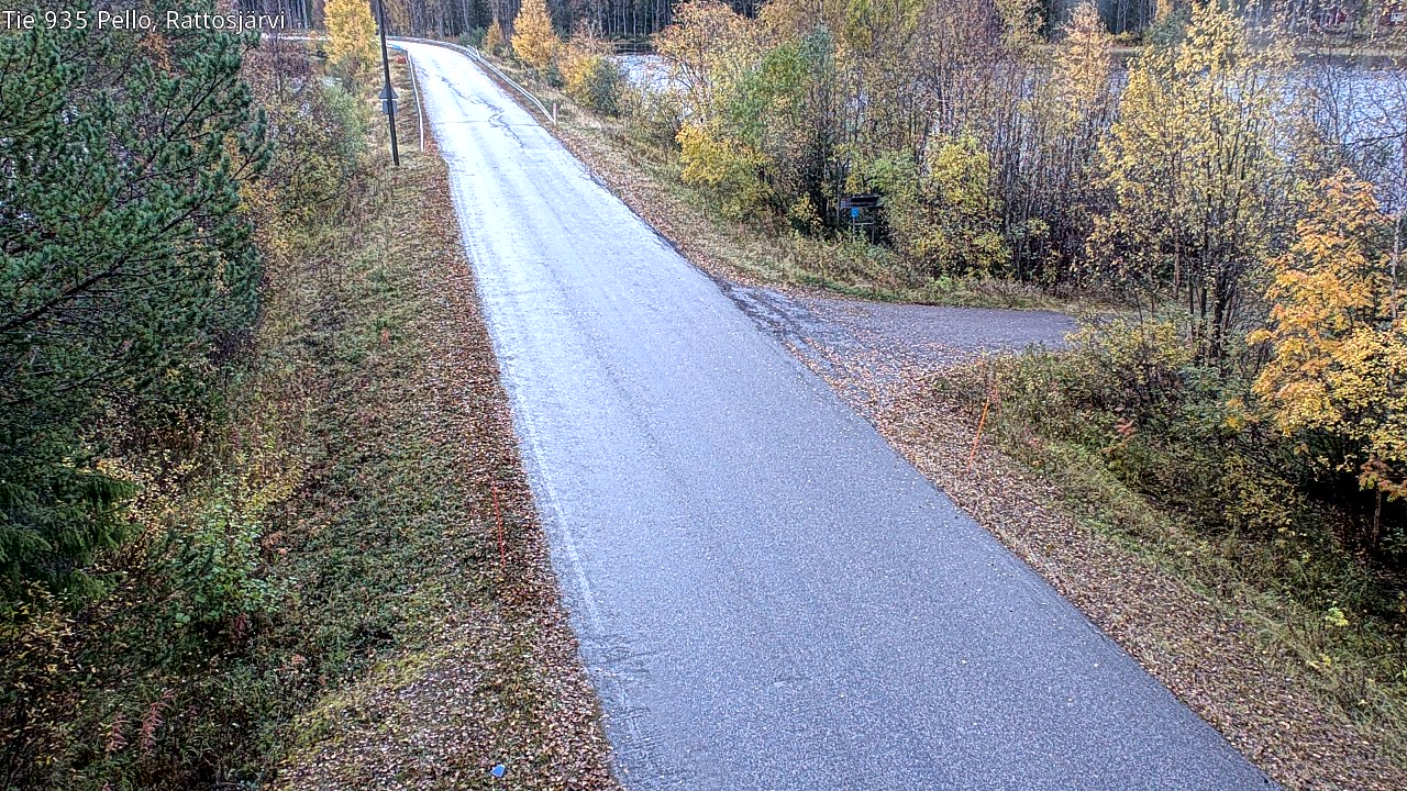 Kelikamerat Kuva Tie 935 Rattosjärvi, Pello, Lappi