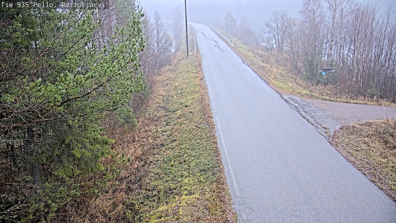 Kelikamerat Kuva Tie 935 Rattosjärvi, Pello, Lappi