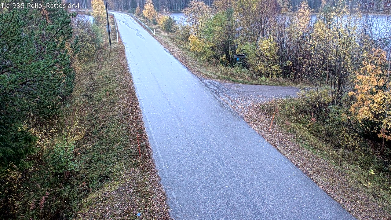 Kelikamerat Kuva Tie 935 Rattosjärvi, Pello, Lappi