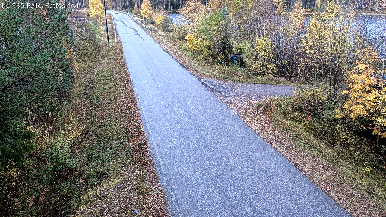 Kelikamerat Kuva Tie 935 Rattosjärvi, Pello, Lappi