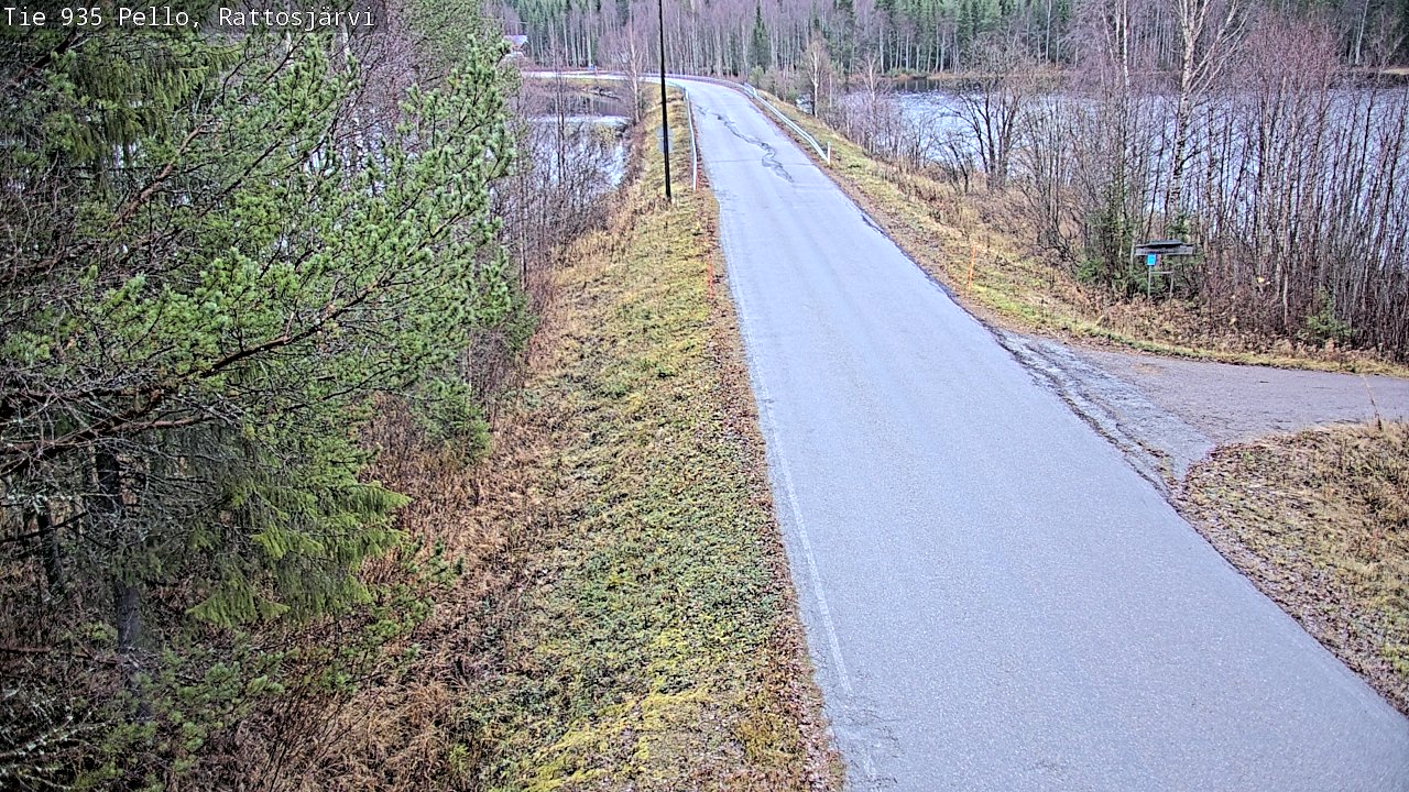 Kelikamerat Kuva Tie 935 Rattosjärvi, Pello, Lappi