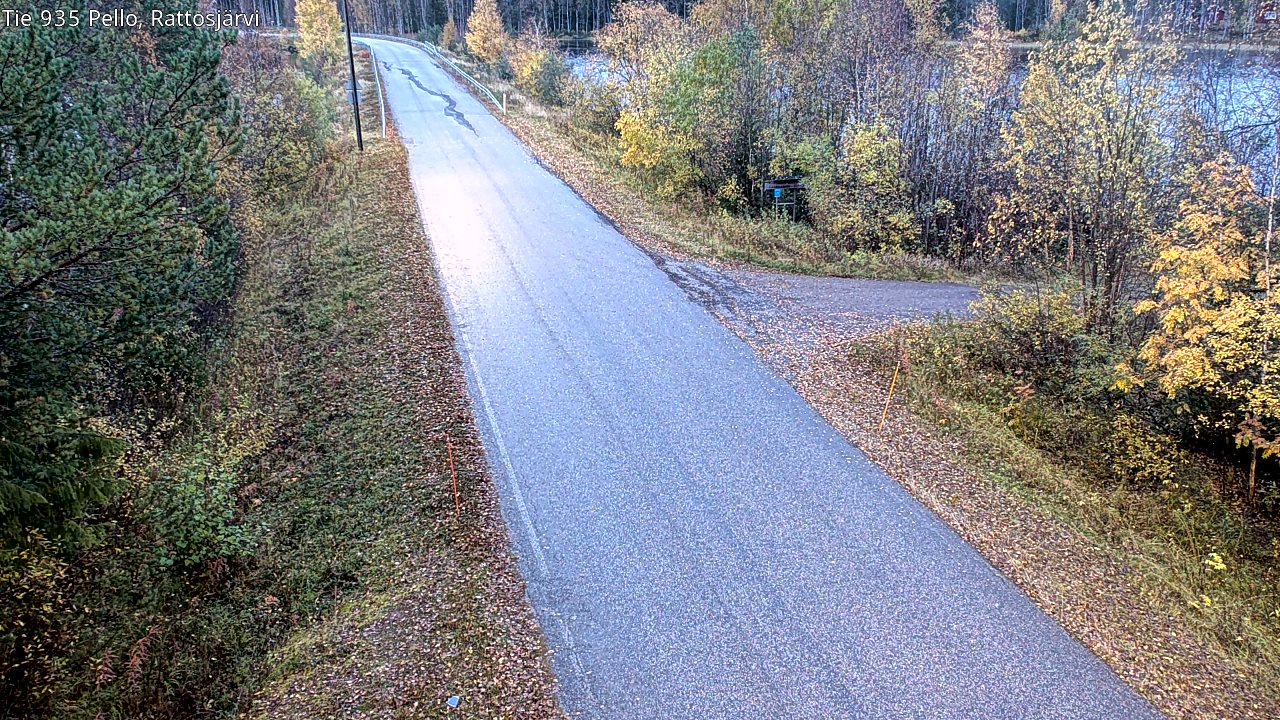 Kelikamerat Kuva Tie 935 Rattosjärvi, Pello, Lappi