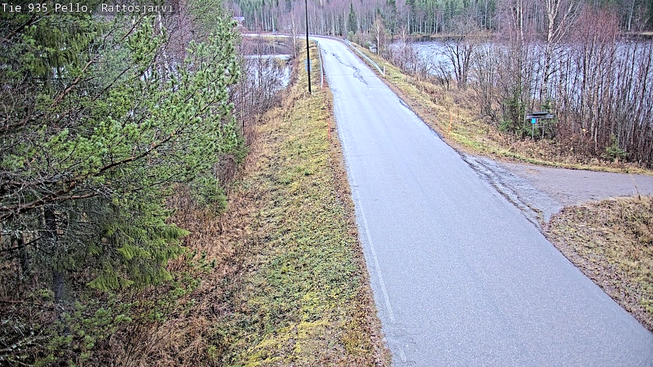 Kelikamerat Kuva Tie 935 Rattosjärvi, Pello, Lappi